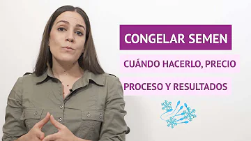 ¿Se puede congelar esperma durante 20 años?