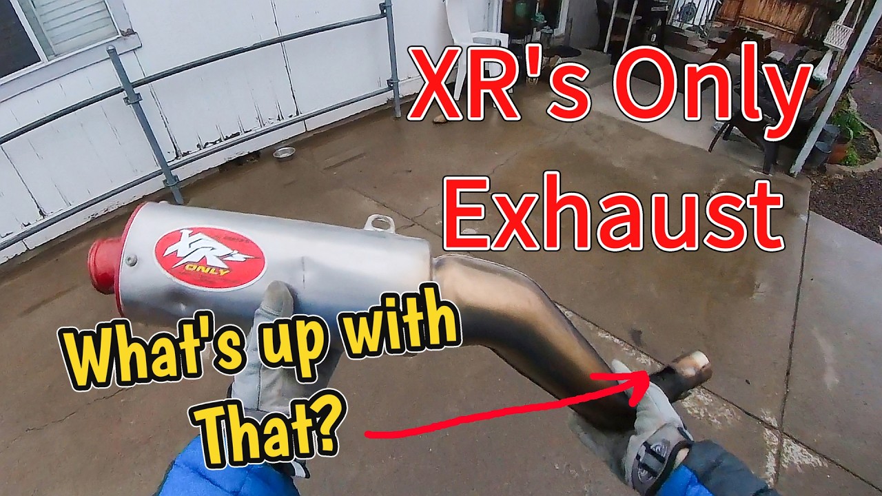 RANT & Ride! What's Up with this XR's Only Exhaust! - YouTube