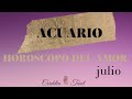 #acuario #tarot #horoscopo ACUARIO! LLEGA LO QUE TANTO PEDISTE!! | HOROSCOPO TAROT DEL AMOR JULIO