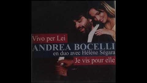 Andrea Bocelli & Hélène Ségara - Vivo per lei (1996) (audio officiel)