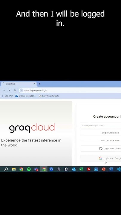 Get Free Groq API Key in One Minute #llama #generativeaitools - YouTube