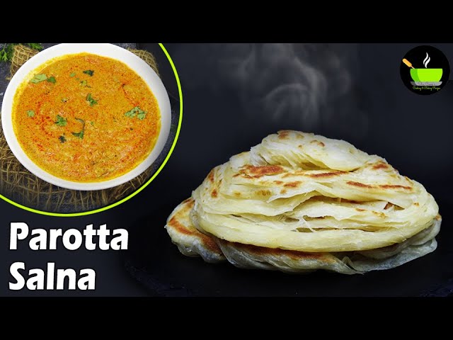 Parotta Salna Recipe | Veg Salna | Kerala Parotta With Salna | Roadside Parotta Salna  | Street Food | She Cooks