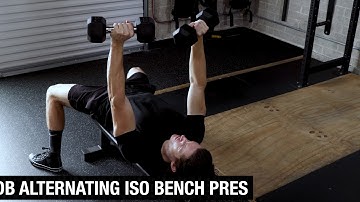 DB Alternating ISO Bench Press