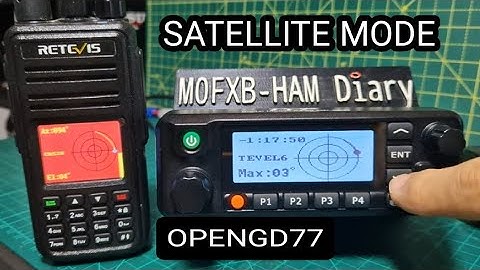 OPENGD77 - RT3S , TYT9600 SATELLITE MODE