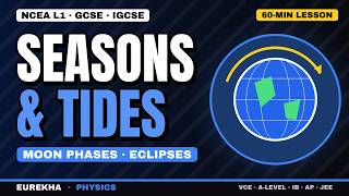 Seasons, Moon Phases, Eclipses & Tides Explained | NCEA Level 1 Science 92046 in 60 Minutes
