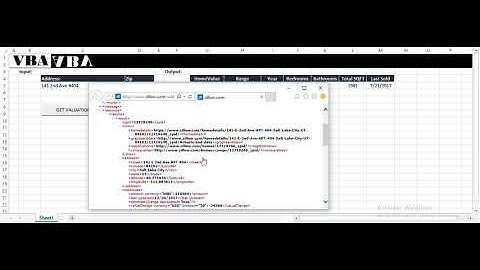 VBA Get Real Estate Valuation