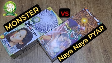 Naya Naya PYAR & Monster from Sony Fireworks - Biggest Skyshot Testing - Diwali 2023