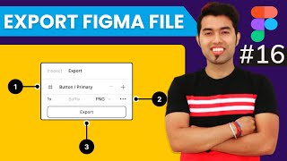 🔴 How to Export Your Figma Design as Image / PNG / JPG / SVG / PDF  #16