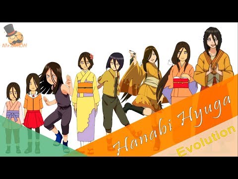 Naruto characters: Hanabi Hyuga's Evolution