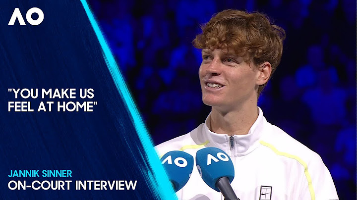Jannik Sinner On-Court Interview | Australian Open 2025 Final