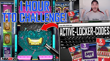 1 HOUR TTO CHALLENGE + NEW LOCKER CODE FOR FREE PACK! (NBA 2K20 MYTEAM)