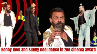 Bobby deol and sunny deol Abrar's entry Jamal kudu dance in zee cinema award 2024