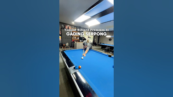 Tempat Billiard Premium di GADING SERPONG #farhanmuhammad #billiards #gadingserpong #tangerang