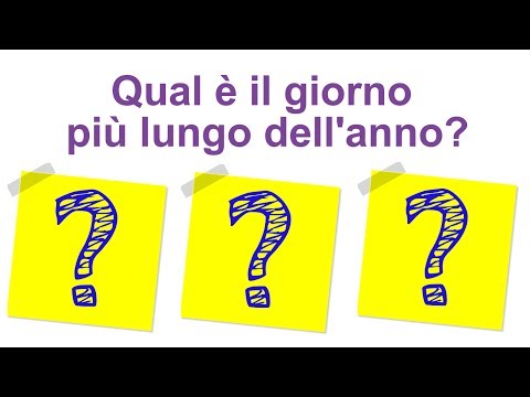 Video: Il giorno più lungo dell'anno