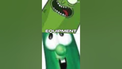 Pickle Rick vs Larry the cucumber
