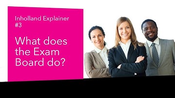 Wat doet de examencommissie | Inholland Explainer