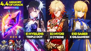 E1 Hysilens, E0 Mydei, E1S1 Saber | Memory of Chaos 12: Starward Mode | HSR 4.4