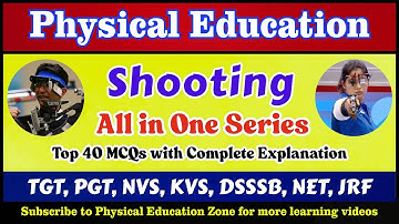 Shooting MCQs for Competitive Exams 2024-25 | TGT PGT NET JRF Physical Education | Rules & Target