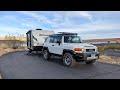 Towing With an FJ Cruiser | Nightmare Trip From Utah To Colorado (Almost Had TWO Blowouts! 😭)