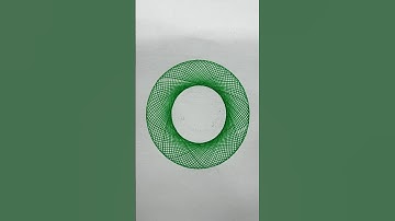 Green art #spirograph #spirographshr #fyp #asmr #pattern #foryou #relaxing #usa #art #viral #amazing