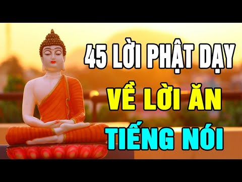 Video 45 Lời Phật Dạy Về Lời Ăn Tiếng Nói Người Có MỆNH TỐT... - youtube