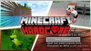 SOBREVIVO 100 DIAS EN MINECRAFT HARCORE EN MODO IMPOSIBLE EPISODIO 1 😎😎😎