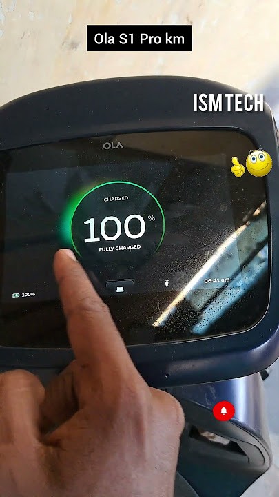 Ola S1Pro 100%charged mileage #scooter#ola #ev#electric #electricbike #mileage #youtubeshorts#bike
