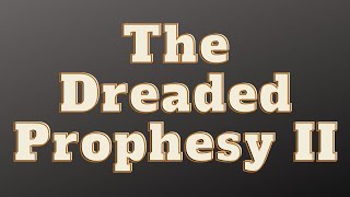 24-0519- Bro George - "The Dreaded Prophesy II - Jeremiah 29:8-15 / Esther 3:8-15