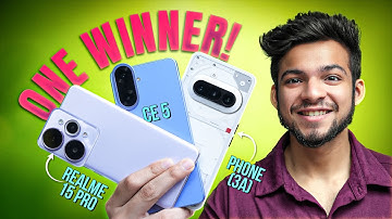 Realme 15 Pro vs OnePlus Nord CE 5 vs Nothing Phone 3a - SHOCKING Midrange Winner!