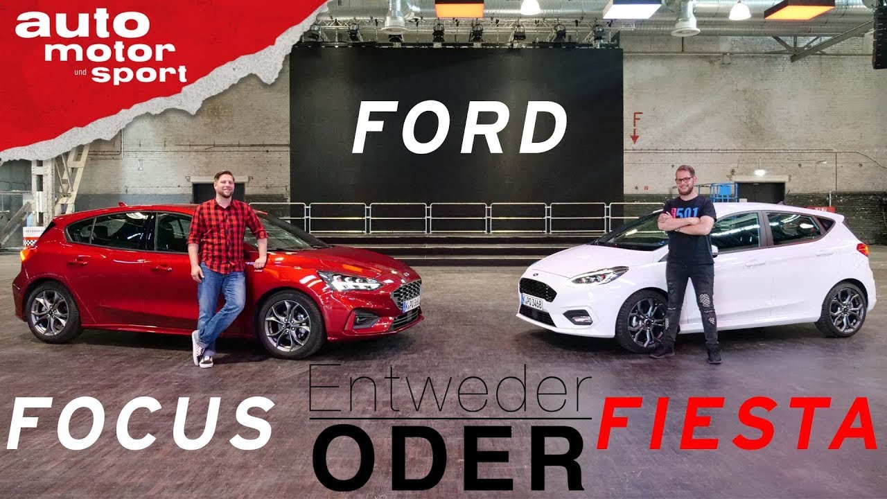 Ford Focus Vs Ford Fiesta Entweder Oder Vergleich Review Auto Motor Und Sport Youtube