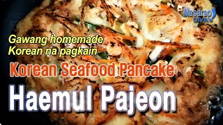 Korean Seafood Pancake - Haemul Pajeon