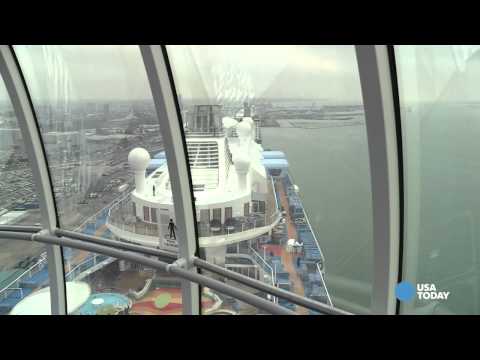 Quantum of the Seas ride gives 360-degree sea view