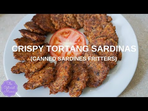 Crispy Tortang Sardinas (Canned Sardines Fritters)