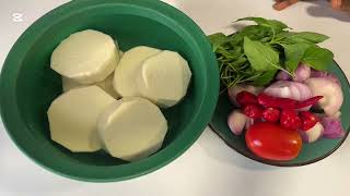 HOW TO COOK BOILED YAM WITH SAUCE:MY MOTHER’S HEALTHY RECIPES PART 1