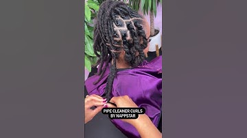 Pipe cleaner curls ❤️❤️