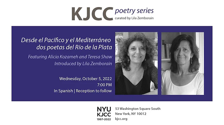 2022 | KJCC Poetry Series | Alicia Kozameh y Teres...