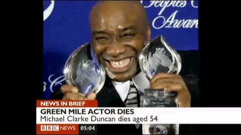 Michael Clarke Duncan dies aged 54 Green Mile & Armageddon
