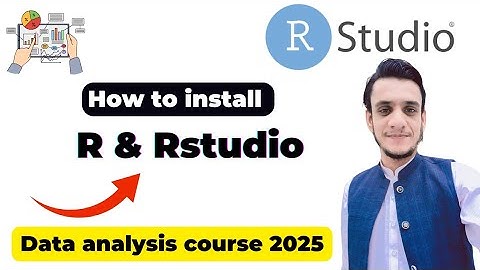 How to Install R and RStudio | Introduction to RStudio for Beginners|Rstudio course 2025