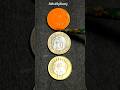 🪙 10₹ Coin Art 🇮🇳 | Indian Flag Tricolour Coin Art #shorts #trending #viral #coinart