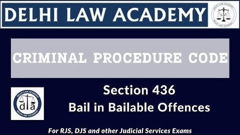 CrPC Section 436 - Bail in Bailable Offences #judiciarypreparation #judiciaryexam #rjs