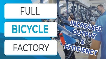 Full bicycle factory environment - With machines by Holland Mechanics