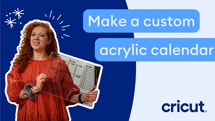 Make a Custom Acrylic Calendar with Cricut