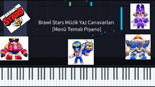 Brawl Stars Müzik Yaz Canavarları  [Menü Temalı Piyano] Resimi