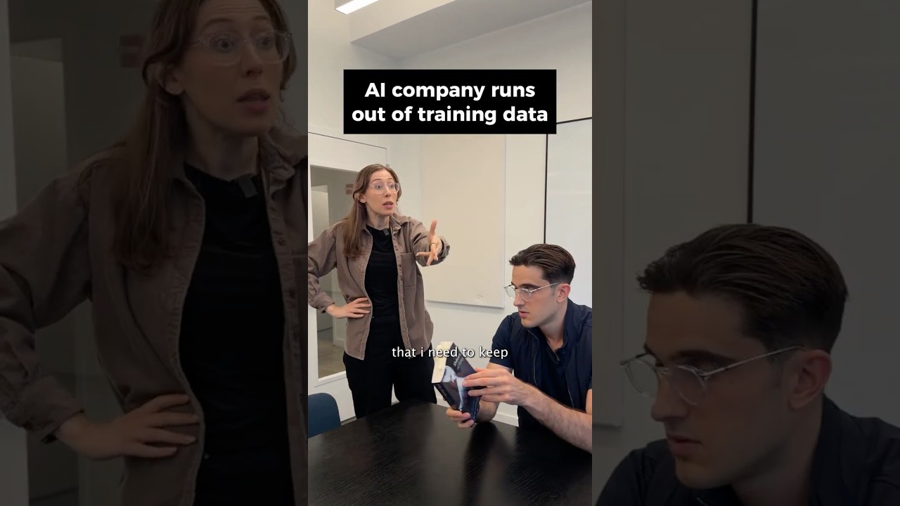 AI company runs out of training data