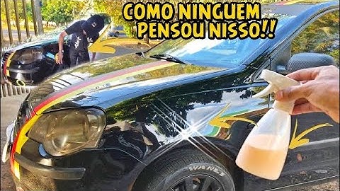 Como Deixar O Carro Brilhando MISTURA SIMPLES