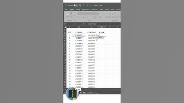 Phần 86. Hướng dẫn cách tìm dữ liệu khác nhau trong excel đơn giản #shorts