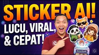 Cara Membuat Sticker AI Lucu & Viral dalam Hitungan Menit dengan StickerStudio screenshot 2