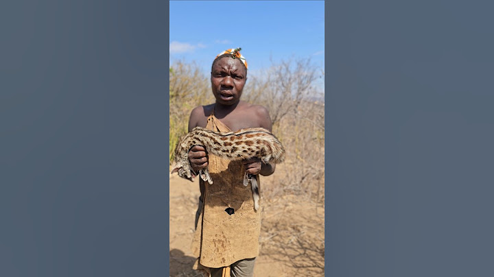 Hadzabe TribesMan With Big Hunt#shortsfeed #hadzabetribe