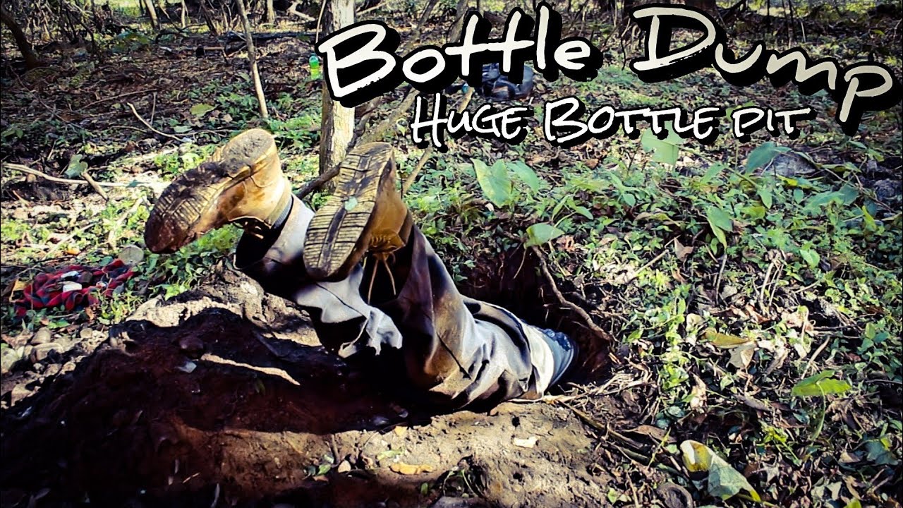Huge Bottle Dump Digging A Massive Bottle Pit