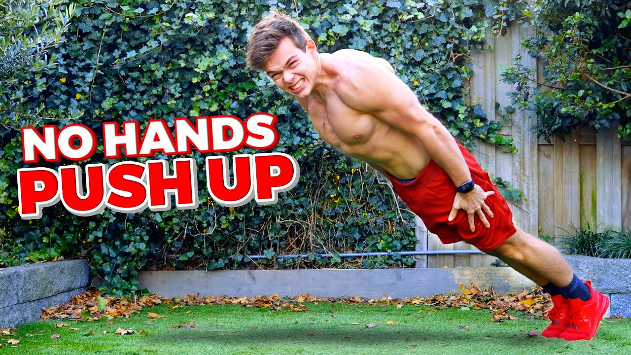 REAL No Hands Push up Challenge Record